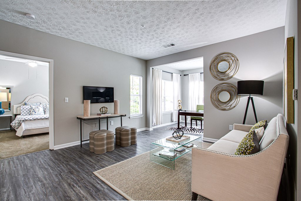 Brodick Hills 2 bedroom model living room angle