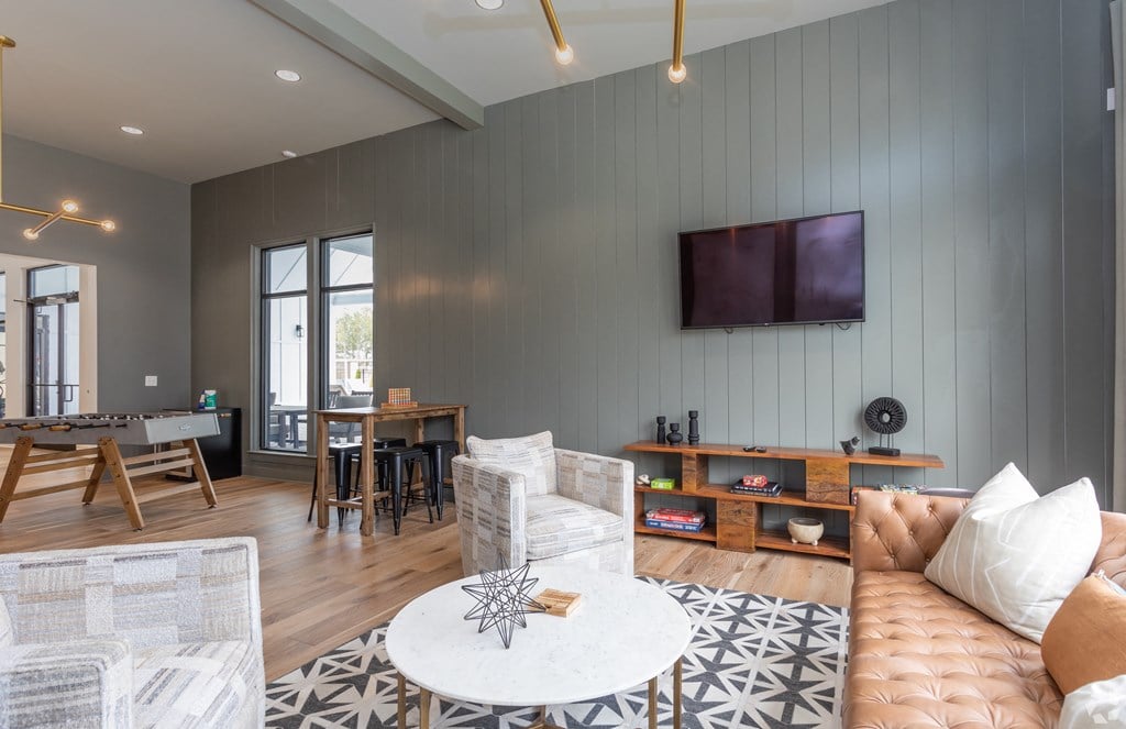 Clubroom With TV at Ansley Park Apartments, North Carolina, 28412