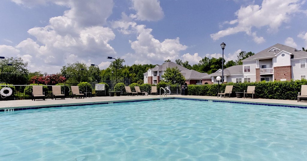 luxurious swimming pool at Palmetto Place, Fort Mill, SC 29708