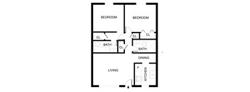 2 bed 2 bath Lory of Savannah