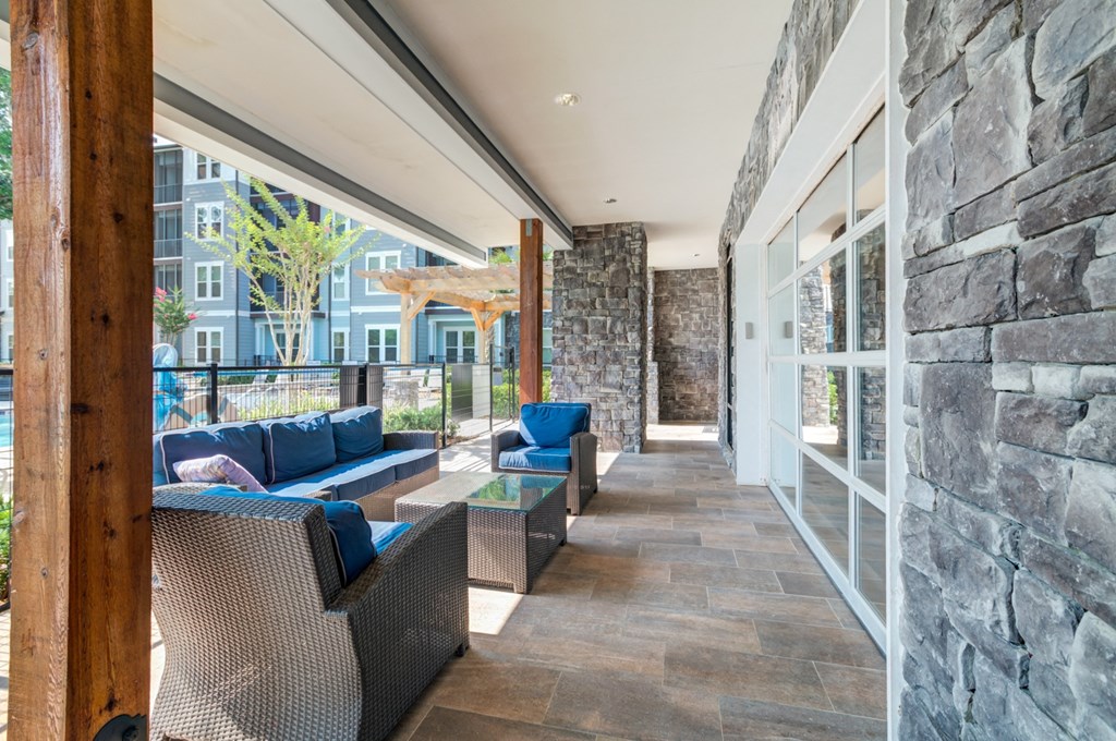 Outdoor Relaxing Area at Century Town Center, Gainesville, FL