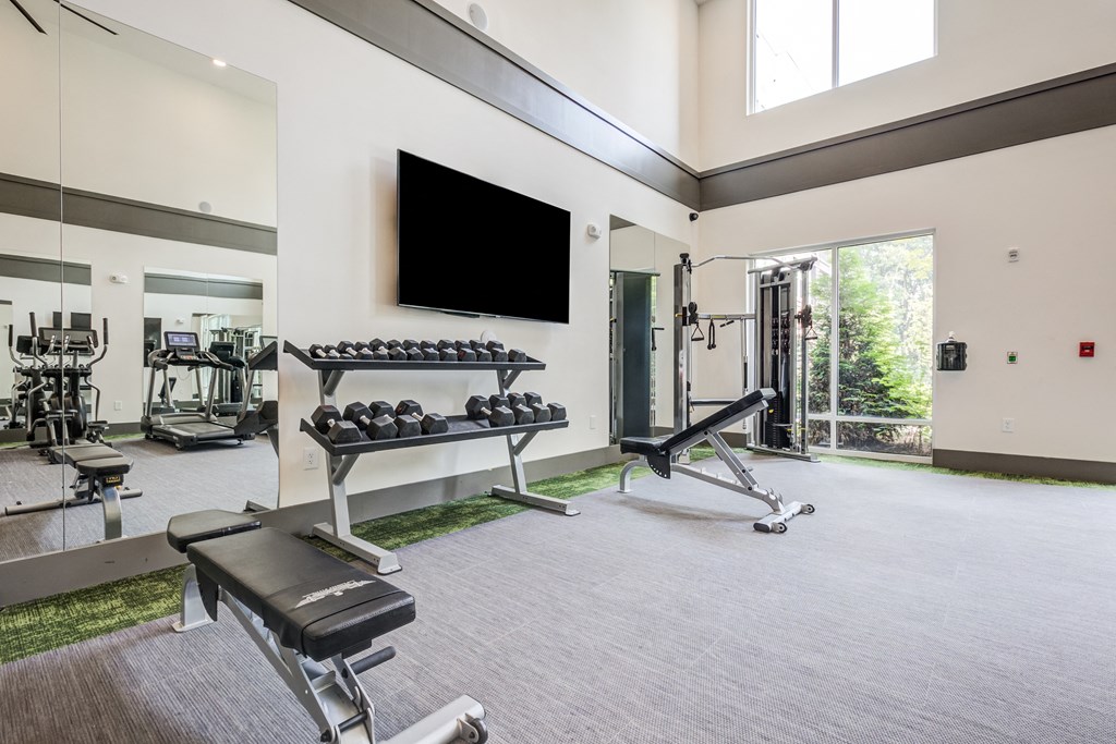 the gym at the shadow creek club in east lansing at Century University City, Charlotte, NC