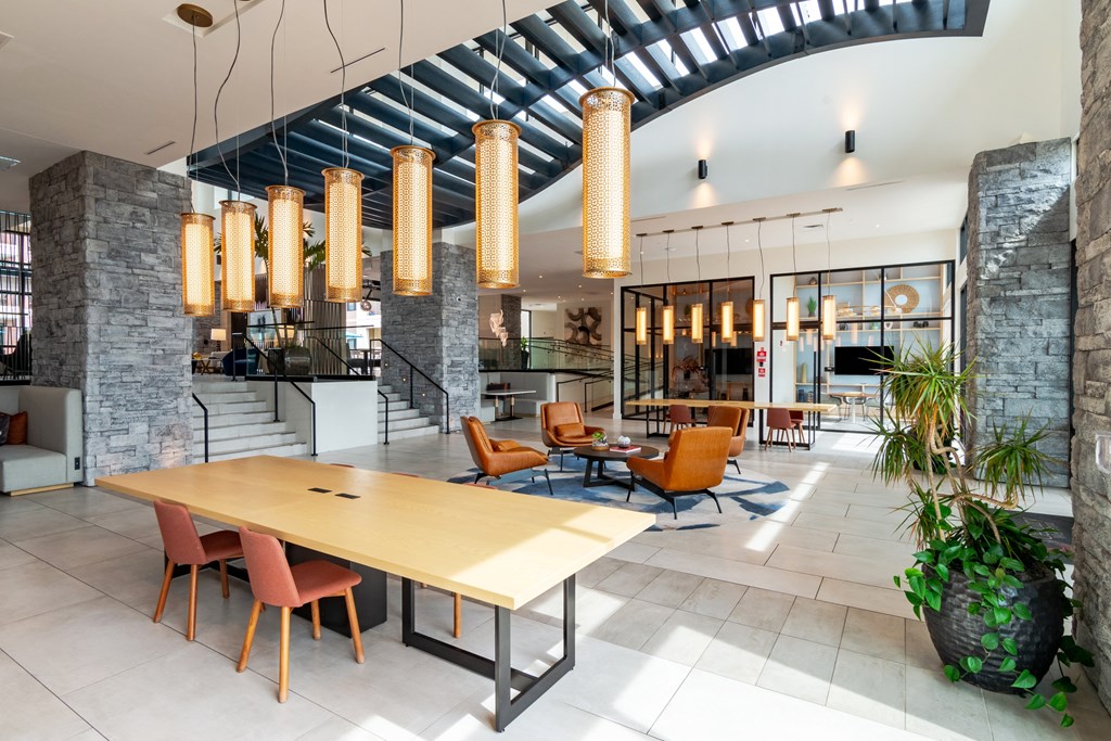 the lobby at 353 sacramento street  at Century West Pryor, Lee's Summit, Missouri