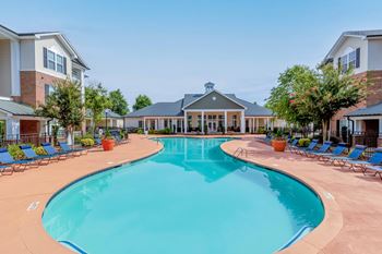 the swimming pool at our apartments