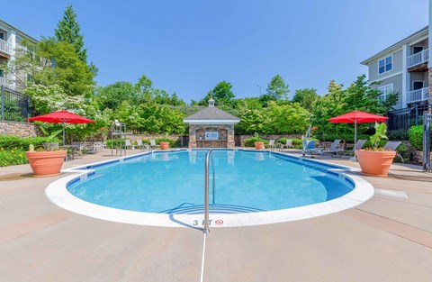 our apartments offer a large pool for residents to enjoy