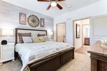 Bedroom With Bathroom View Bedroom With Bathroom View at Century New Holland, Georgia - Photo Gallery 4
