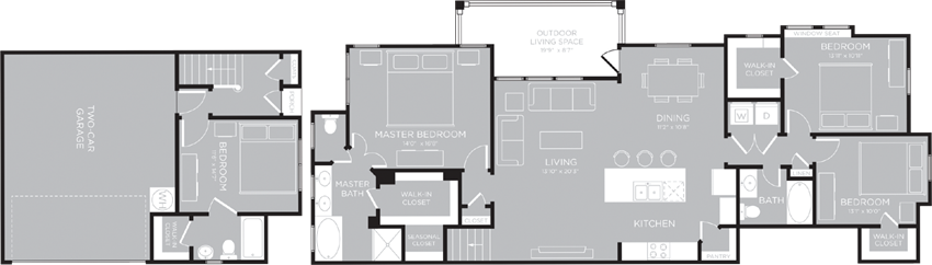 ATLANTA Floor Plan ATLANTA Floor Plan at Century Travesia, Texas, 78728