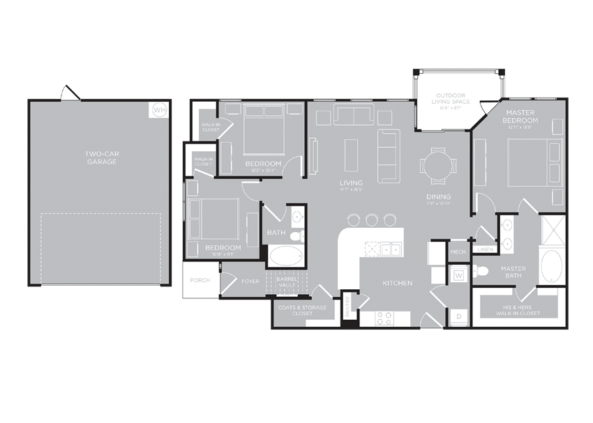 TORINO Floor Plan TORINO Floor Plan at Century Travesia, Austin