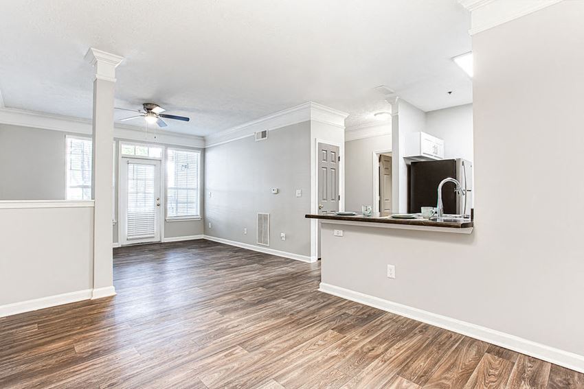 One Bedroom Living Room at Charlestowne, Kennesaw 30144