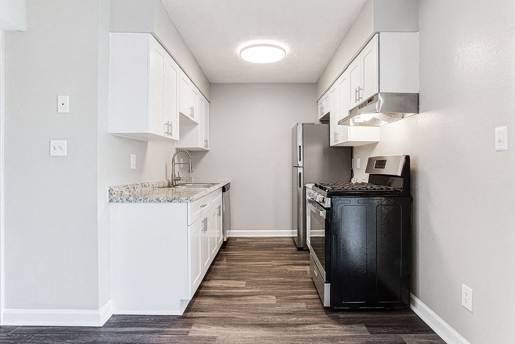 Spacious kitchen  at Chelsea Place apartments Lithonia, GA