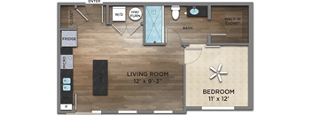 Cherokee Floor Plan at Century Baxter Avenue, Kentucky