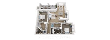 a 3 bedroom floor plan of a 2100 sq ft house
