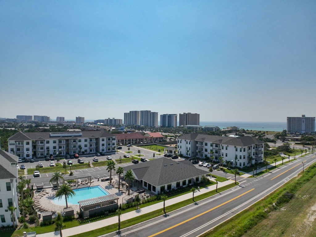 Drone View at The Charles Apartments, Destin, FL, 32541