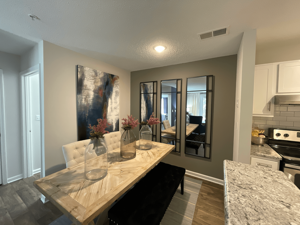 bathroom featuring granite countertops at Palmetto Place, Fort Mill, SC 29708