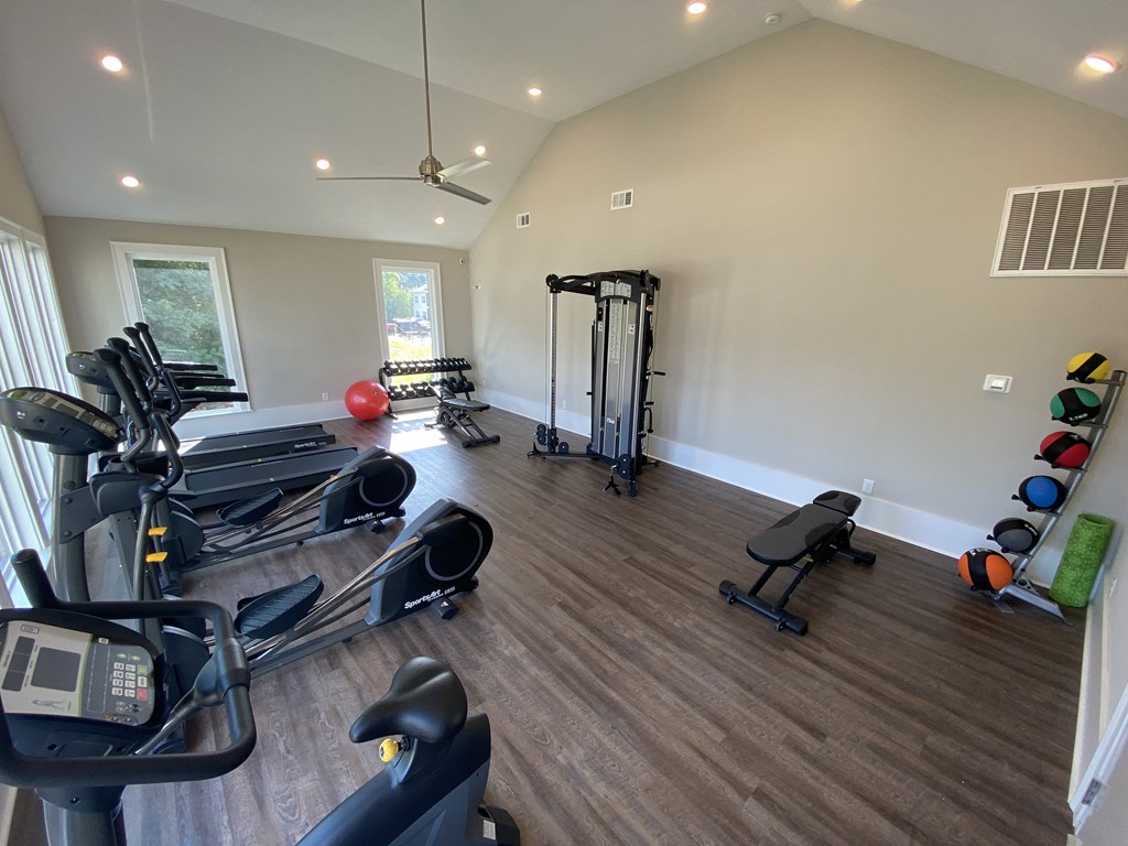 Highland Hills fitness center  at Highland Hills Apartments, Grovetown, Georgia