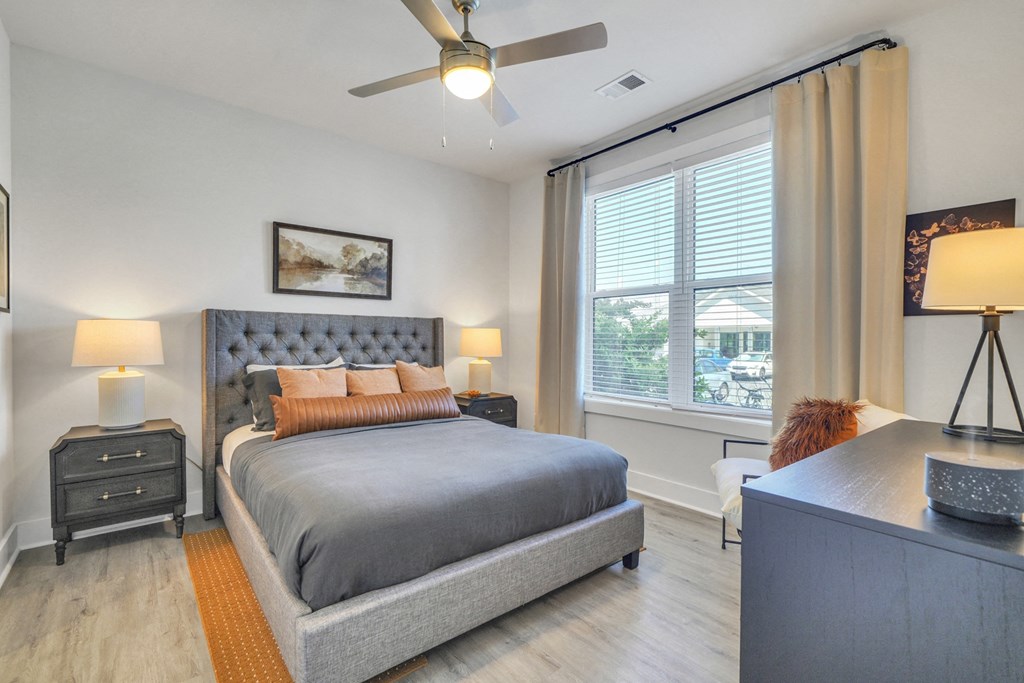 Bedroom with bed at The Charles Apartments , Destin, 32541