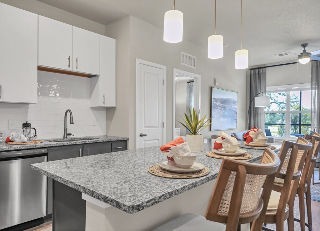 our apartments offer a kitchen