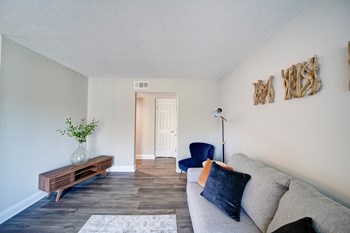 Modern Living Room Modern Living Room at Nova Ridge, Charlotte, NC, 28208 - Photo Gallery 4
