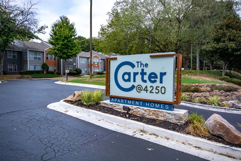 Property Signage at The Carter 4250 Apartments, Norcross, GA 30093