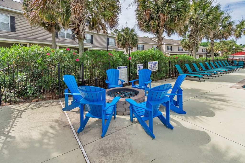 Congaree Villas, 2490 Fish Hatchery Rd, West Columbia, SC 29172, firepit