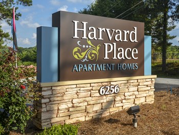 Sign board at Harvard Place Apartment Homes by ICER, Georgia, 30058 - Photo Gallery 80