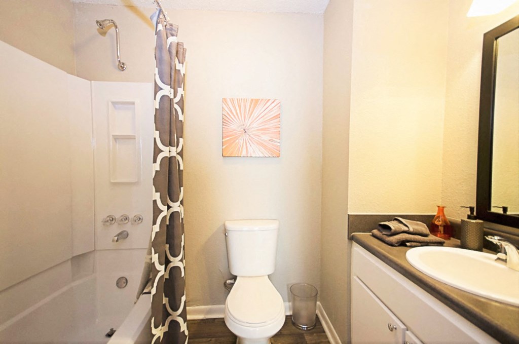 Luxurious Bathroom at 555 Mansell, Georgia, 30076