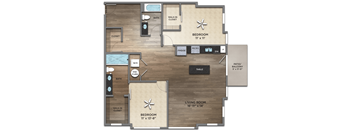 Edward Floor Plan at Century Baxter Avenue, Louisville
