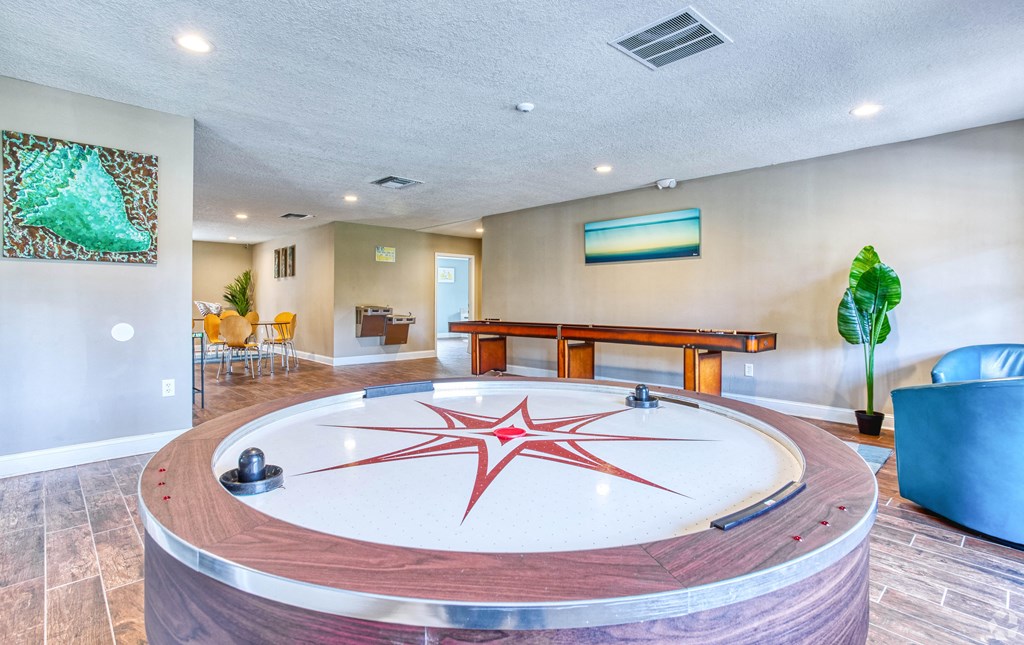 Game room at The Essex, Altamonte Springs, Florida