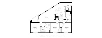 3 bedroom 2 bathroom 3M Floor Plan at Exchange at Rock Hill, Rock HIll, South Carolina