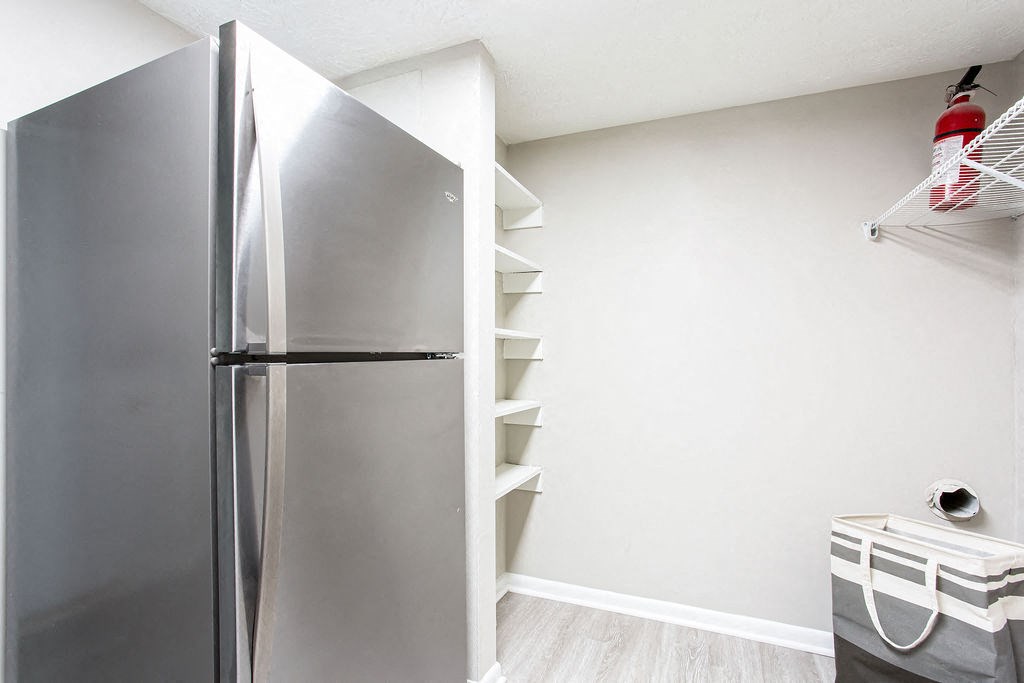 a walk in closet at The Cobb Apartments-Townhomes, Austell, 30168