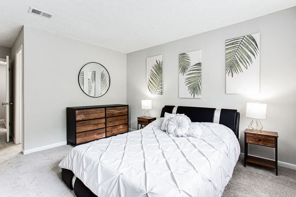 Gorgeous Bedroom Designs at The Cobb Apartments-Townhomes, Austell, GA