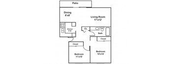 Chateau Floor Plan at The Essex, Florida