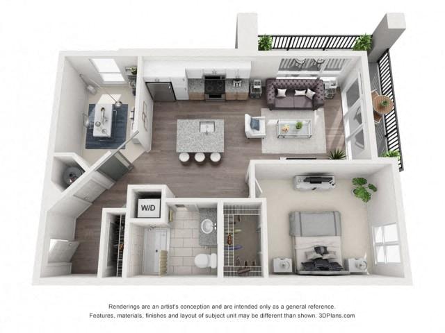 DeSoto Floor Plan at Lofts at South Lake, Clermont