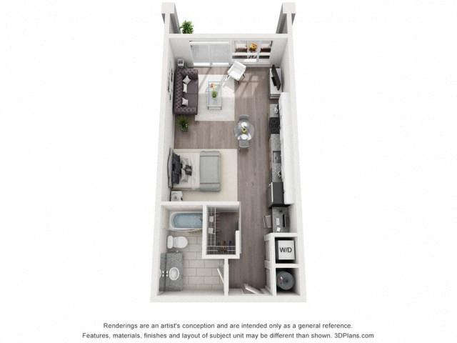 Minneola Floor Plan at Lofts at South Lake, Clermont, Florida