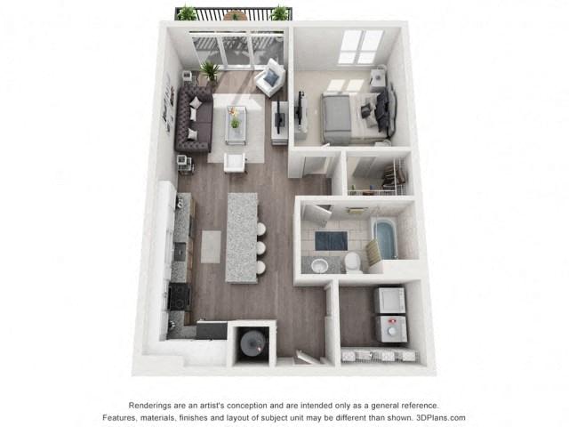 Townsend Floor Plan at Lofts at South Lake, Clermont, FL, 34711