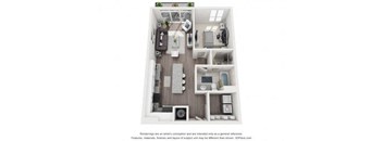 Townsend Floor Plan at Lofts at South Lake, Clermont, FL, 34711