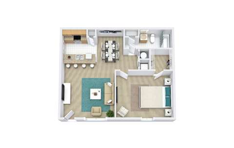 Cordova Floor Plan at Beach Club, Tampa, FL