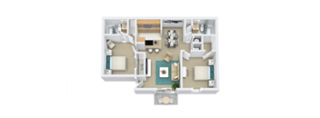 Milano Floor Plan at Beach Club, Tampa, FL, 33614