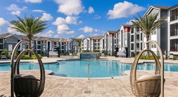 Poolside Relaxing Area Poolside Relaxing Area at Century Dunes, Deland, Florida - Photo Gallery 3