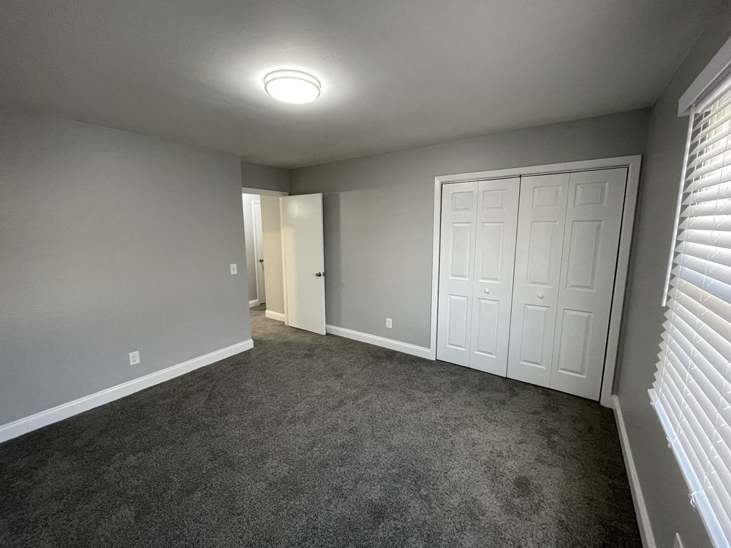 An upgraded bedroom at Four Seasons Villas, Greensboro, NC