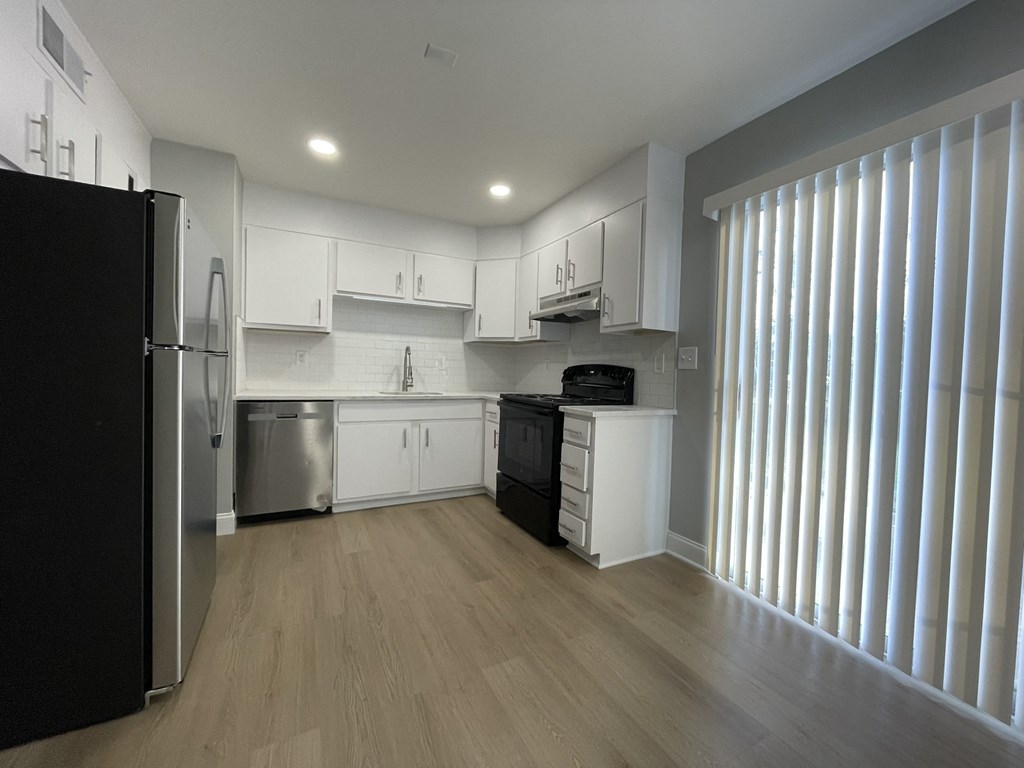 An upgraded kitchen at Four Seasons Villas, Greensboro, NC