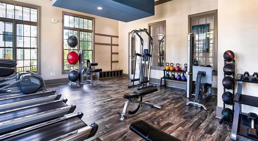 Gym equipments at Eleven 85 Apartments, Georgia