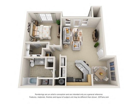 The BirchII Floor Plan at Haven North East, Georgia, 30340