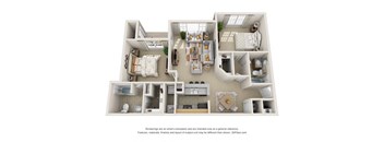 The Cypress Floor Plan at Haven North East, Atlanta, GA