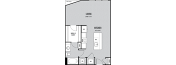 Abbey Floor Plan at Marley EAV, Atlanta, GA
