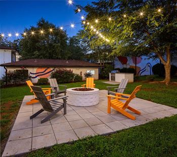 Outdoor Firepit Patio at The Oasis on Cascade, Atlanta, GA, 30310