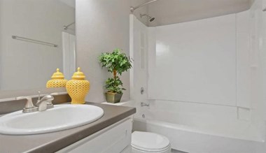 Guest Bathroom at The Landing At Pleasantdale, Doraville, GA, 30340
