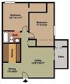 Dogwood Floor Plan Dogwood Floor Plan at The Landing At Pleasantdale, Doraville, Georgia