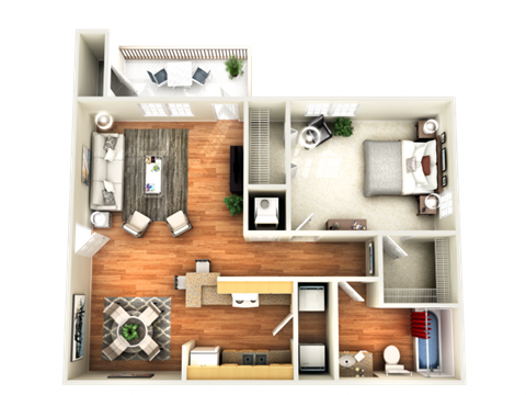 AZALEA Floor Plan at Peaks at Gainesville, Georgia, 30507