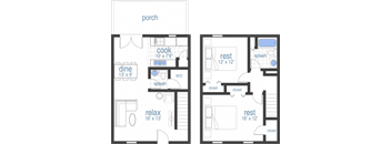 2 Bed 1.5Bath Townhouse